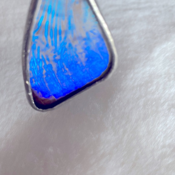 Sterling Silver 925 Butterfly Wing Pendant - Picture 7 of 14